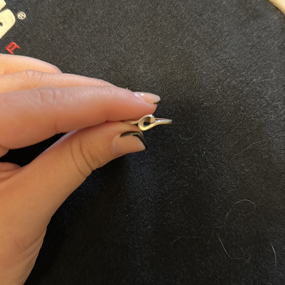 James Avery letter C ring size 8.5